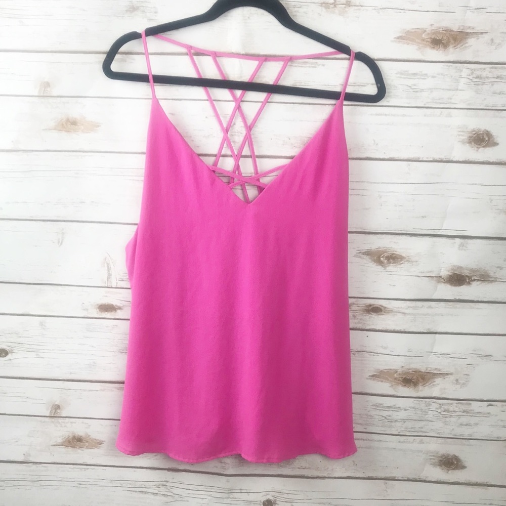 Forever 21 Plus Strap Hot Pink Tank Top 3X